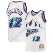 Utah Jazz Basket Tröja 1996-97 John Stockton 12# Vit Hardwood Classics Swingman..